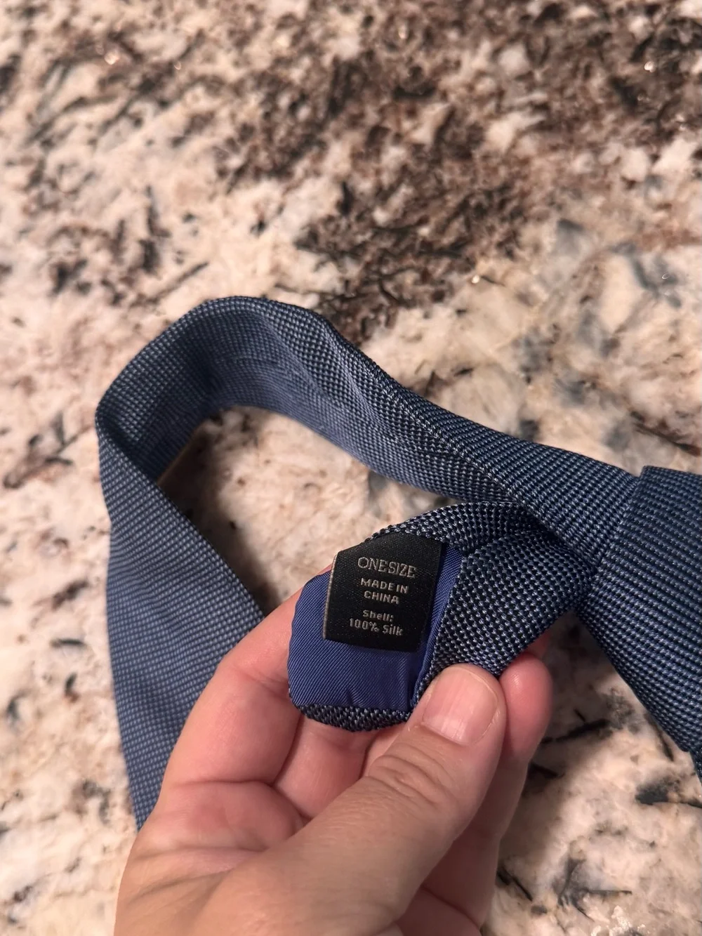 Banana Republic Navy Micro-Texture Tie